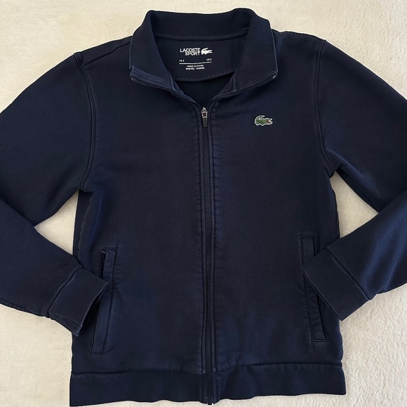 Lacoste Men's Zip-Up Sweatshirt - Picture 1 of 1